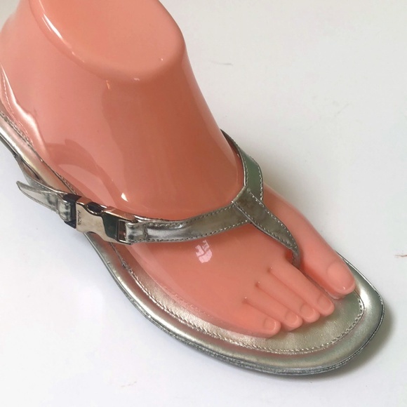 Prada Silver Sandals s/COA - Picture 3 of 15